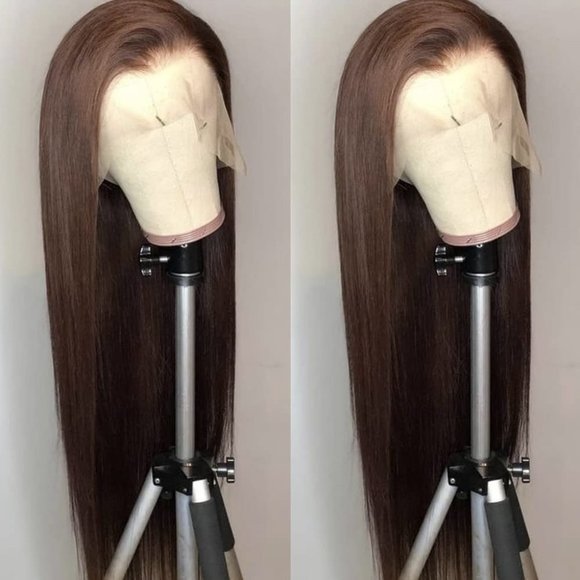 Brown 13x4 Lace Front Wigs - Picture 2 of 3